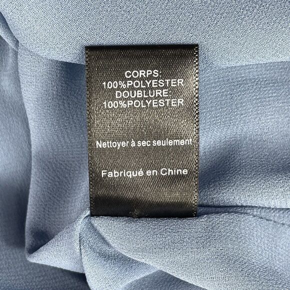 ASTR The Label Tiered Ruffle Mini Dress Women's Size Medium Blue Multi Floral - Picture 8 of 16